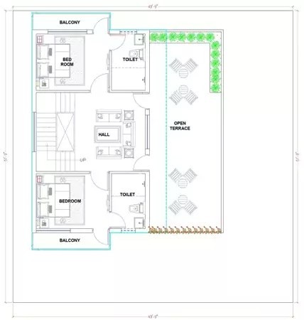 49x51 First Floor Plan