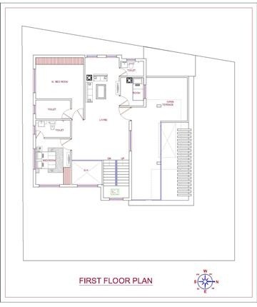 62x63 First Floor Plan 