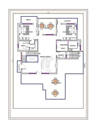 73X54 First Floor Plan