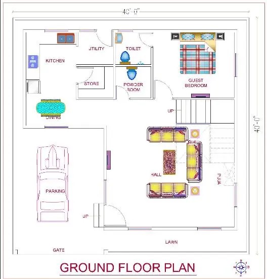 Ground Floor Plan 