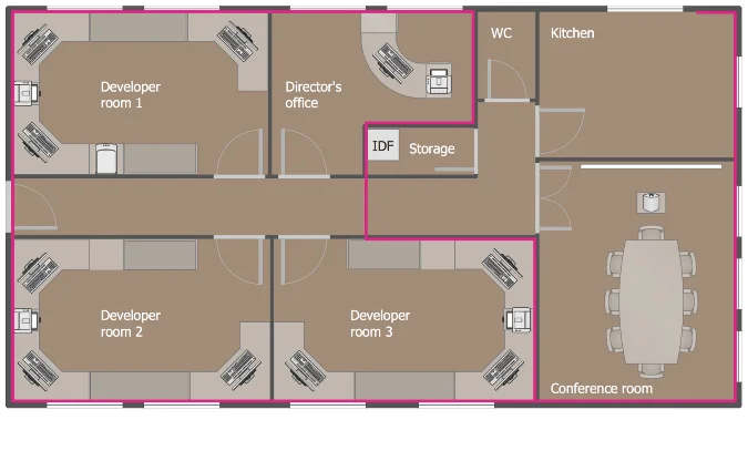 30x25 Commercial Plan | 750sqft West Facing Office Floor Plan | Corporate  Office Designs | Commercial Floor Maps