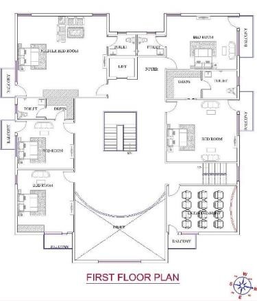 Bungalow House Plan | 65*105 Home Plan | 6825 sqft East Facing House ...