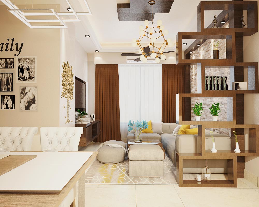 Living Room Interior Designing Services at Rs 7,500 / Unit in Mohali |  Keystone Interior Design