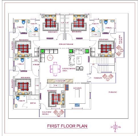 Modern Villa House Design | 59*52 Double Storey House Plan | 3068sqft ...