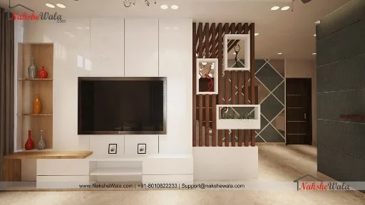 duplex house tv unit